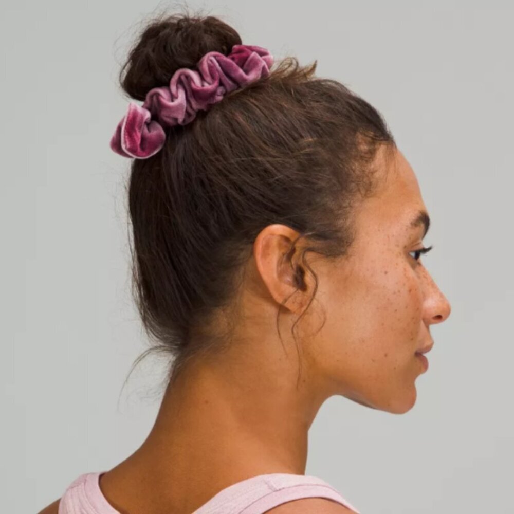 NWT LULULEMON | Uplifting Scrunchie Velvet Bow Hair Tie